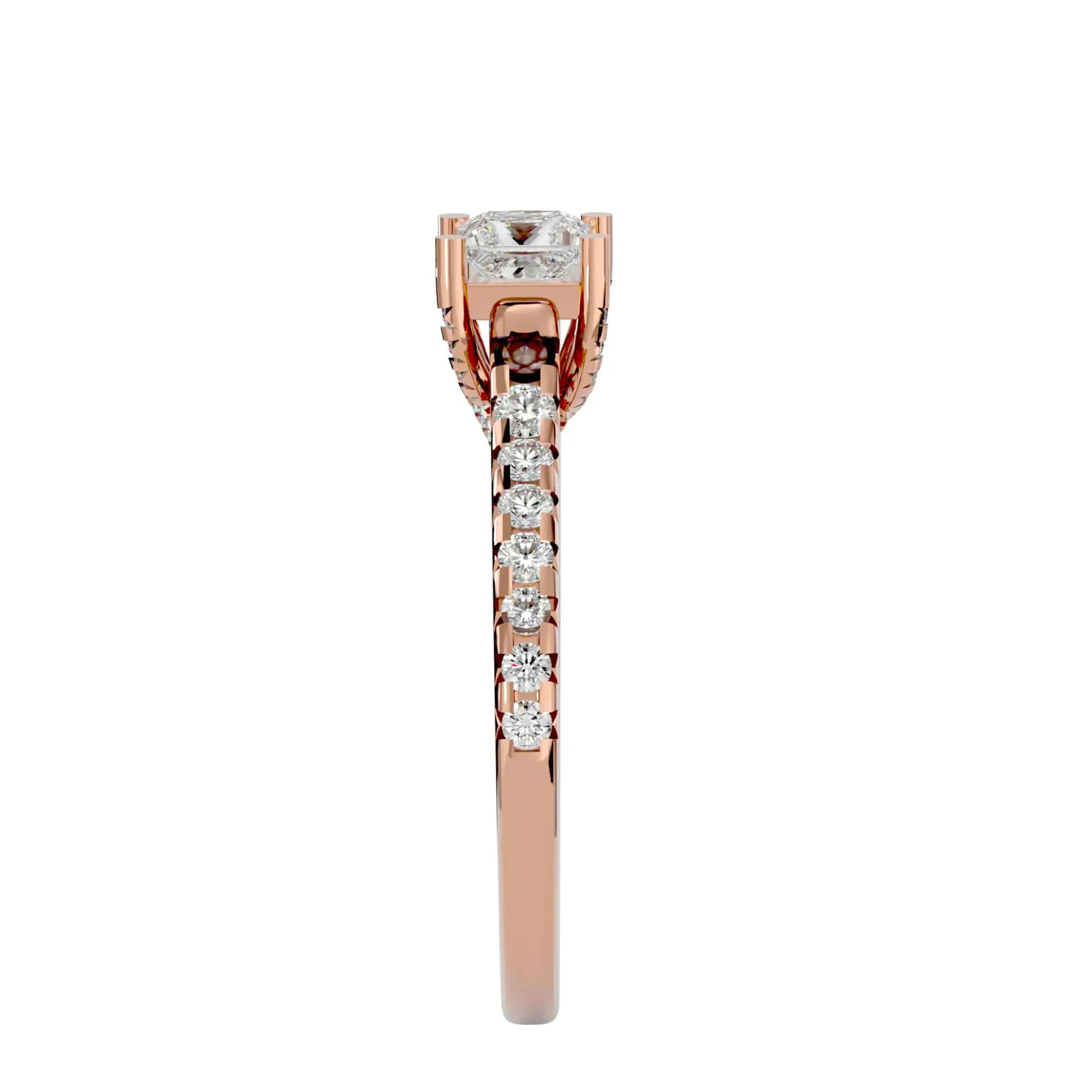 1.00ct Lucy Princess Cut Engagement Ring
