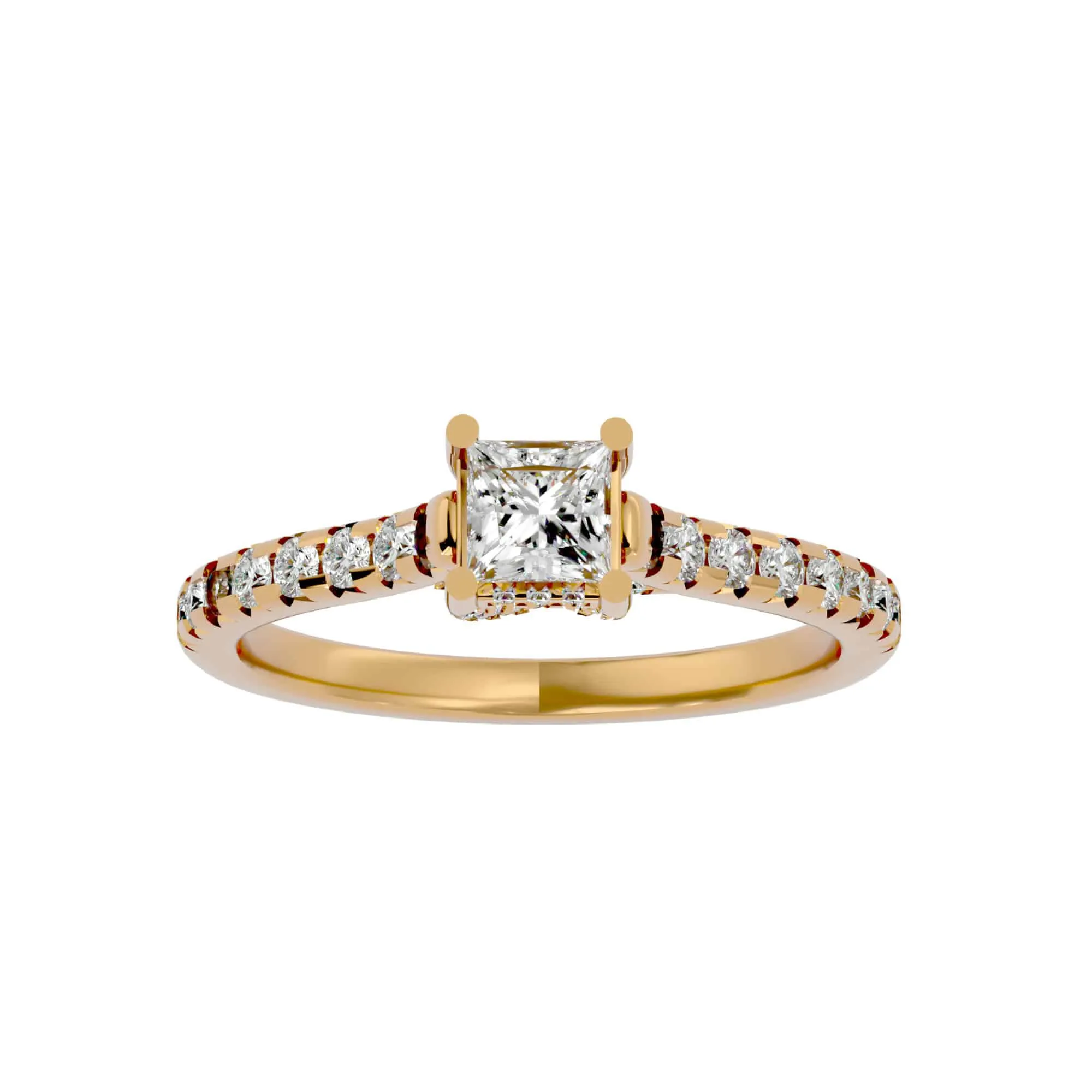 1.00ct Lucy Princess Cut Engagement Ring