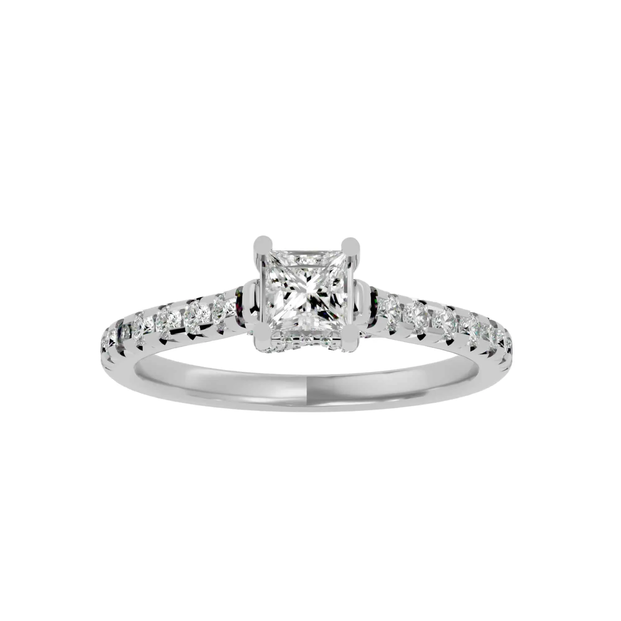 1.00ct Lucy Princess Cut Engagement Ring