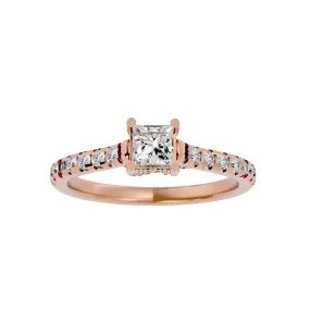 1.00ct Lucy Princess Cut Engagement Ring