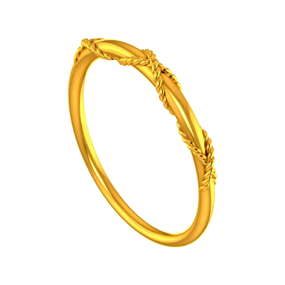 14k Gold Ring With Unique Detailing From Amazea Collection