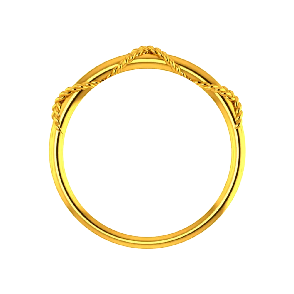 14k Gold Ring With Unique Detailing From Amazea Collection