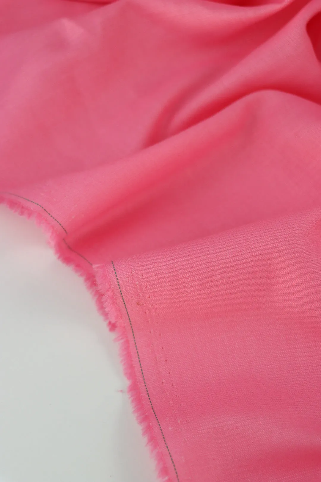 2YD PRECUT; Bubblegum Pink Parkville Linen Cotton