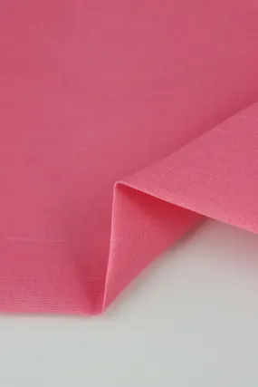 2YD PRECUT; Bubblegum Pink Parkville Linen Cotton