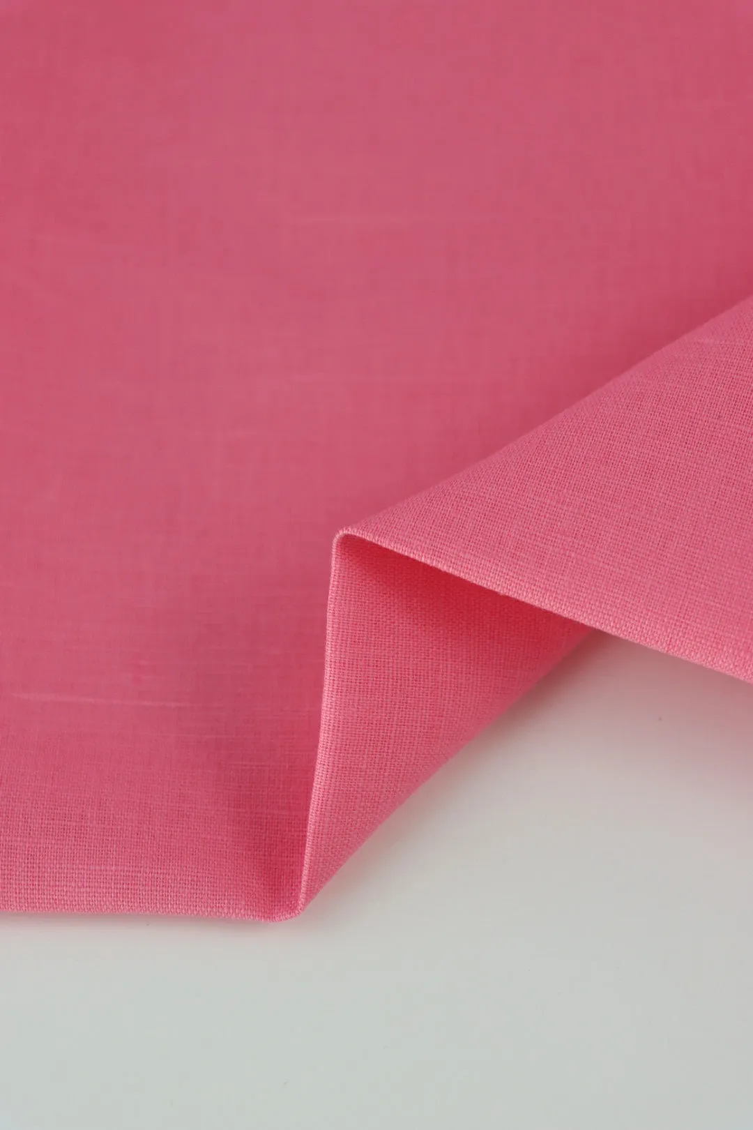 2YD PRECUT; Bubblegum Pink Parkville Linen Cotton