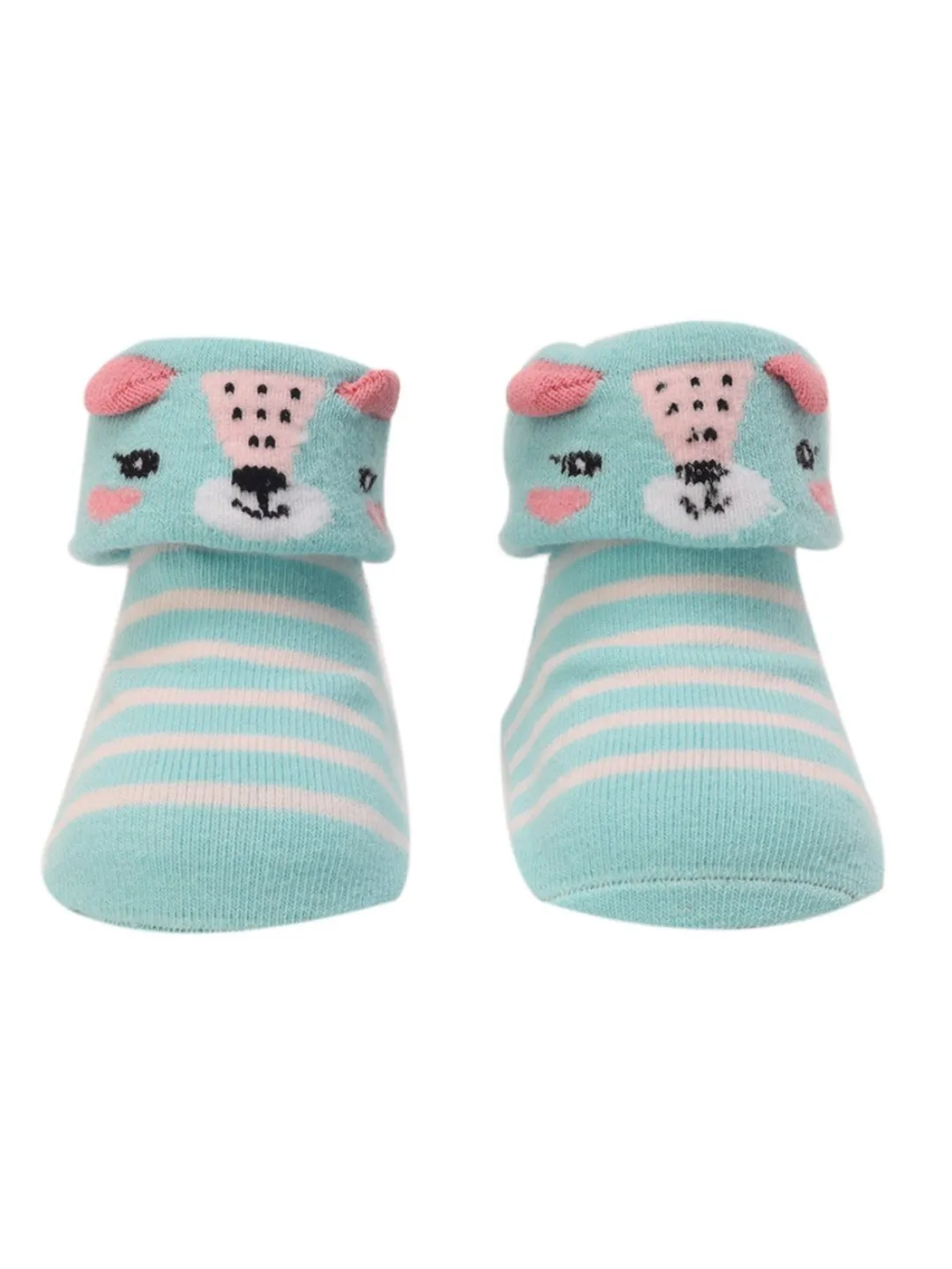 Adorable 3D Animal Face Socks Set for Boys
