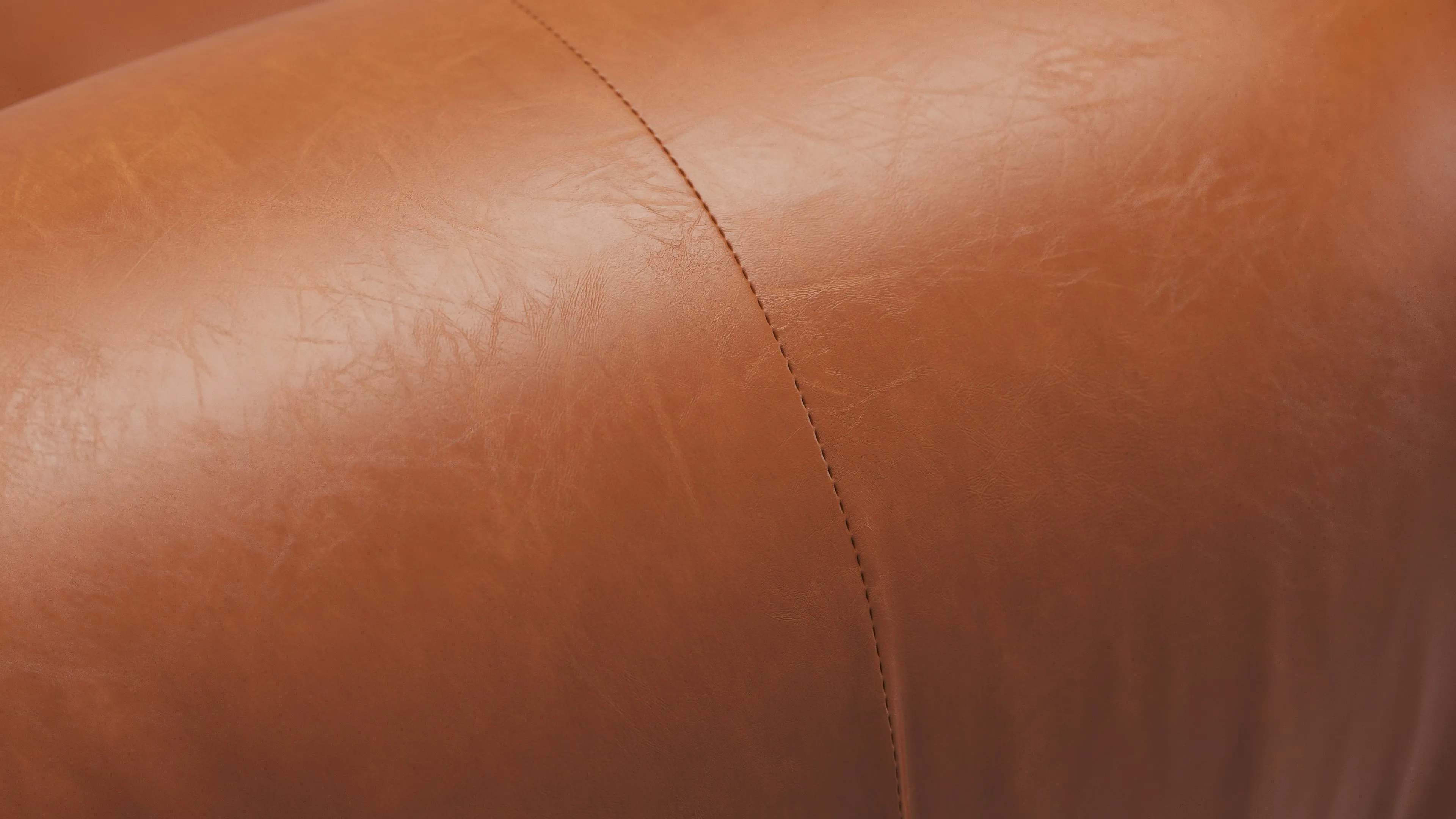 Belia - Belia Module, Right Corner, Tan Premium Leather