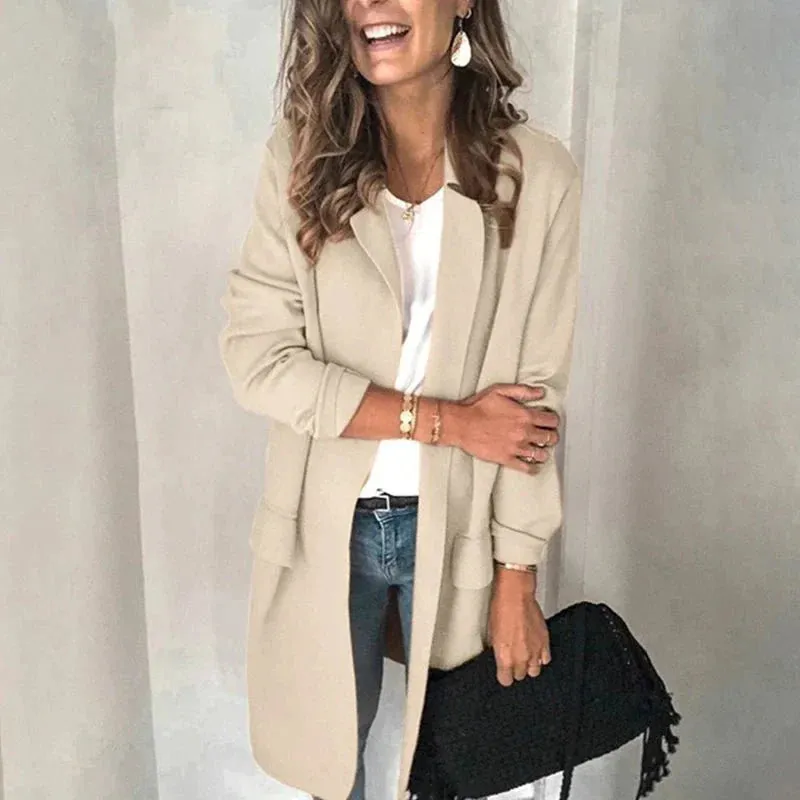 Bersha | Giacca blazer lunga ed elegante