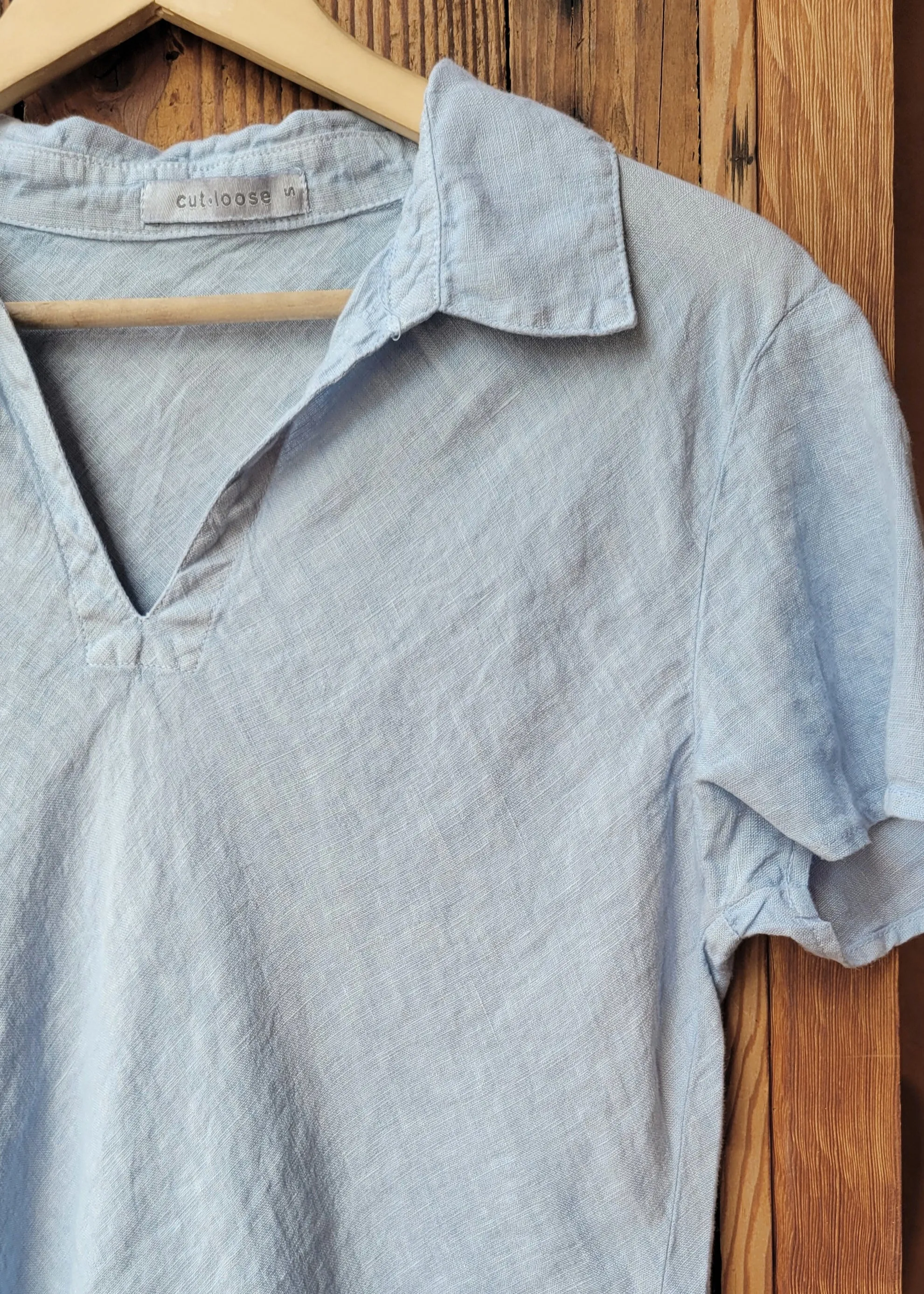 Bias Collar Shirt