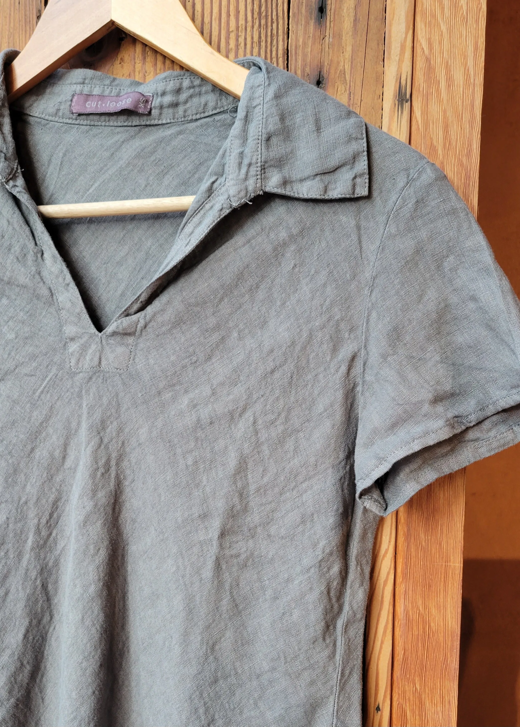 Bias Collar Shirt