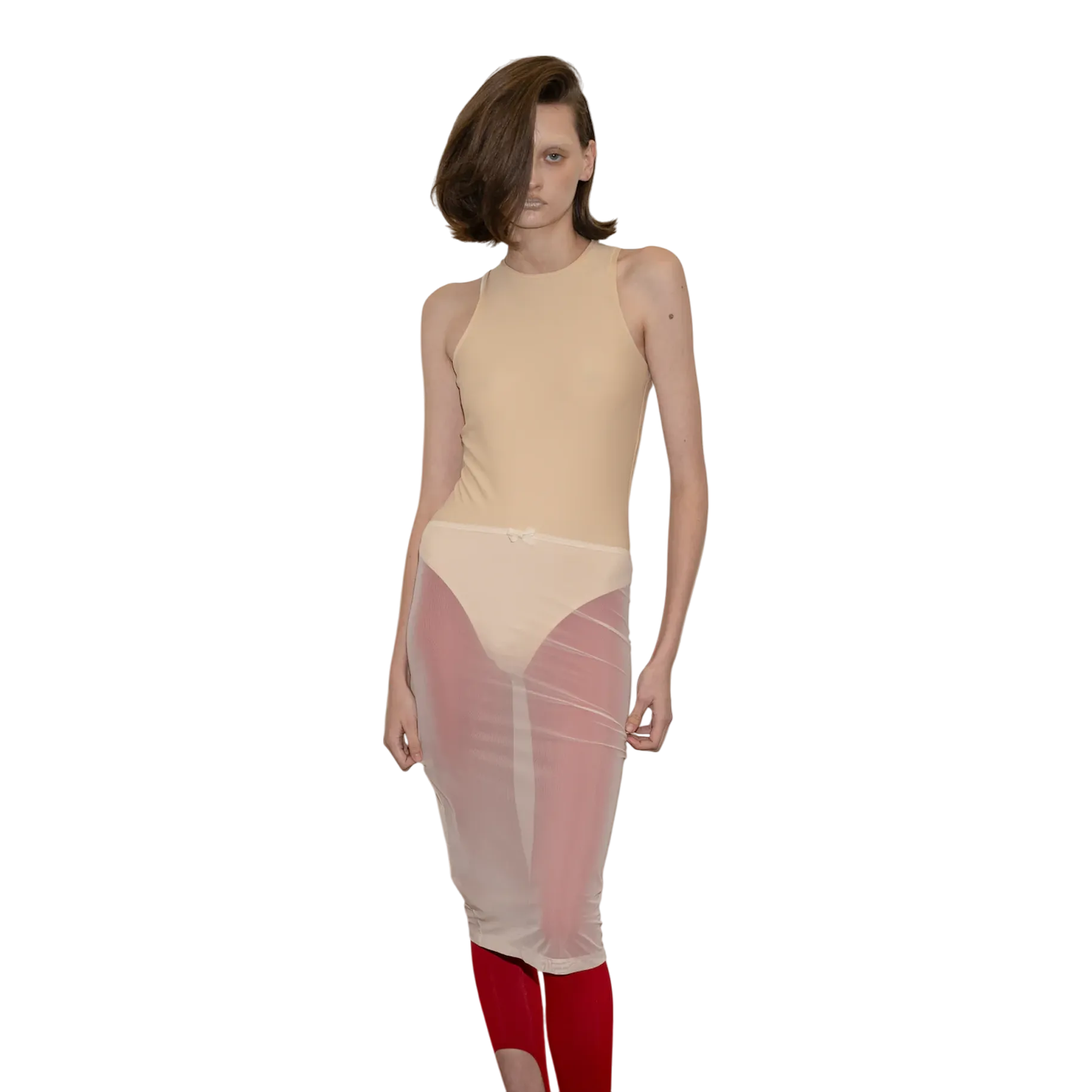 Biflex Bodysuit Peach (Made to order)