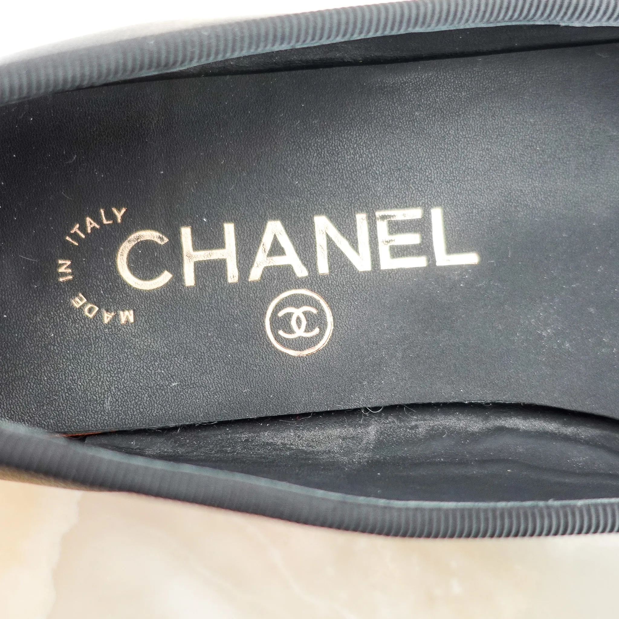 Black ballet flats RRP £970