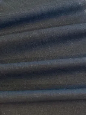 Black Smooth Handle Linen/Cotton