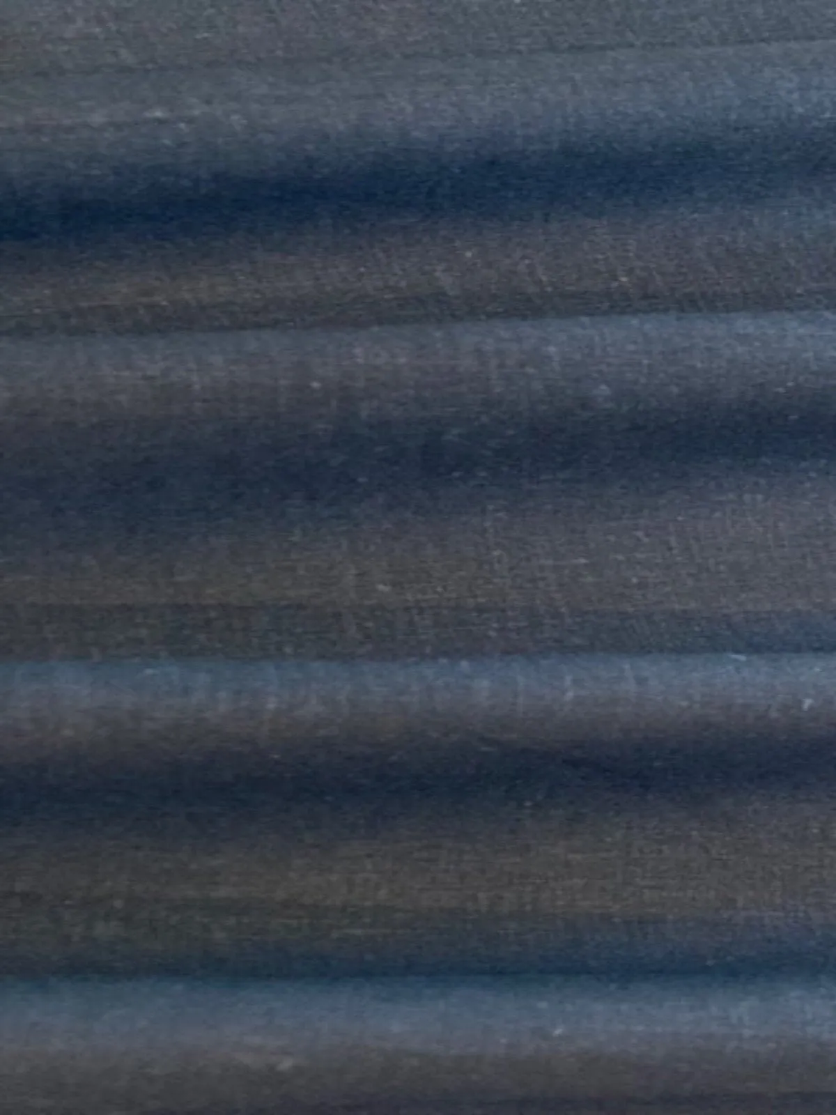 Black Smooth Handle Linen/Cotton
