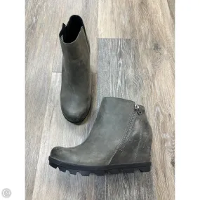 Boots Ankle Flats By Sorel In Grey, Size: 8.5