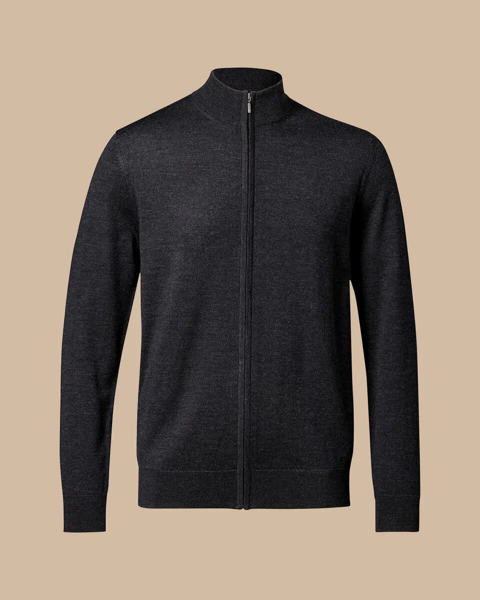 Brunello Cashmere Turtleneck Zip Cardigans