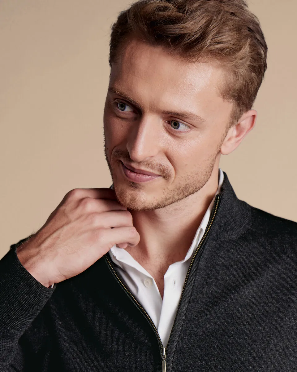 Brunello Cashmere Turtleneck Zip Cardigans