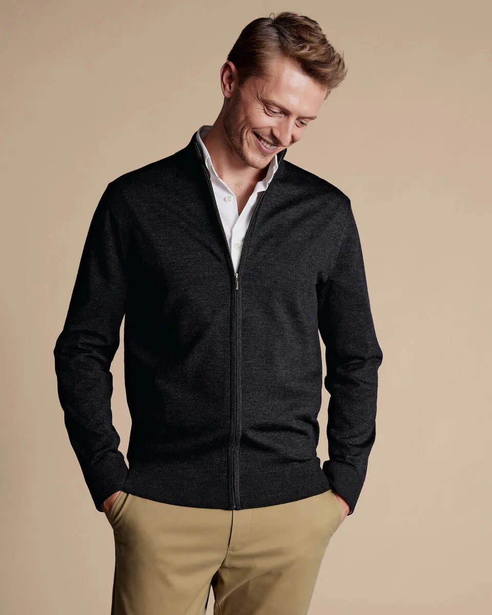 Brunello Cashmere Turtleneck Zip Cardigans