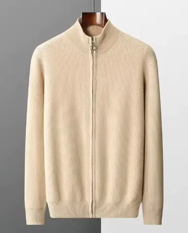 Brunello Cashmere Turtleneck Zip Cardigans