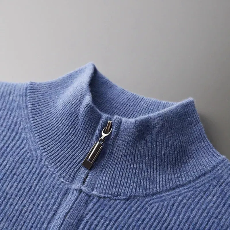 Brunello Cashmere Turtleneck Zip Cardigans