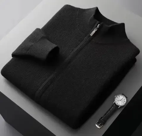 Brunello Cashmere Turtleneck Zip Cardigans