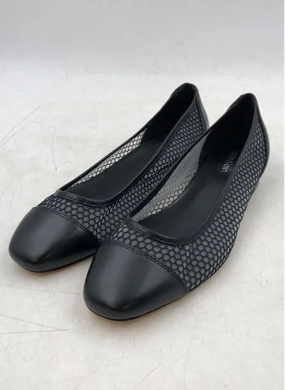 Calvin Klein Women's Black Ballet Flats - Size 10M