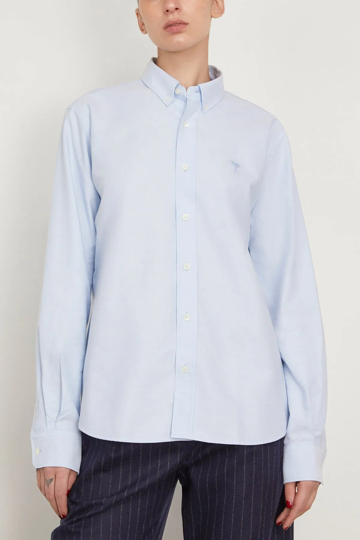 Classic Button Down Shirt in Sky Blue