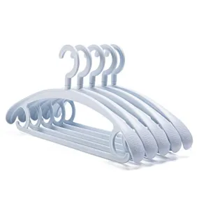 CmfwaMedsr Plastic Non-Slip Adult Hanger,360 Degree Swivel Hook Ultra Thin Space Saving Flexibility Strong Clothes Stand Coat Trouser Skirt Bra-F 20 Pack
