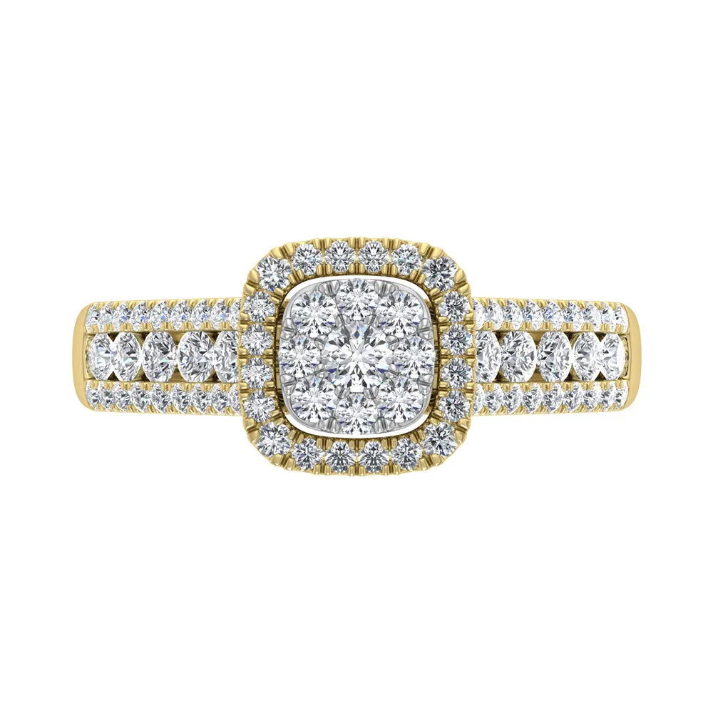 Diamond 7/8 Ct.Tw. Fashion Ring in 14K Yellow Gold