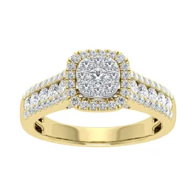 Diamond 7/8 Ct.Tw. Fashion Ring in 14K Yellow Gold