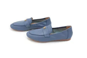 Ella Blue Leather