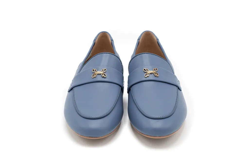 Ella Blue Leather
