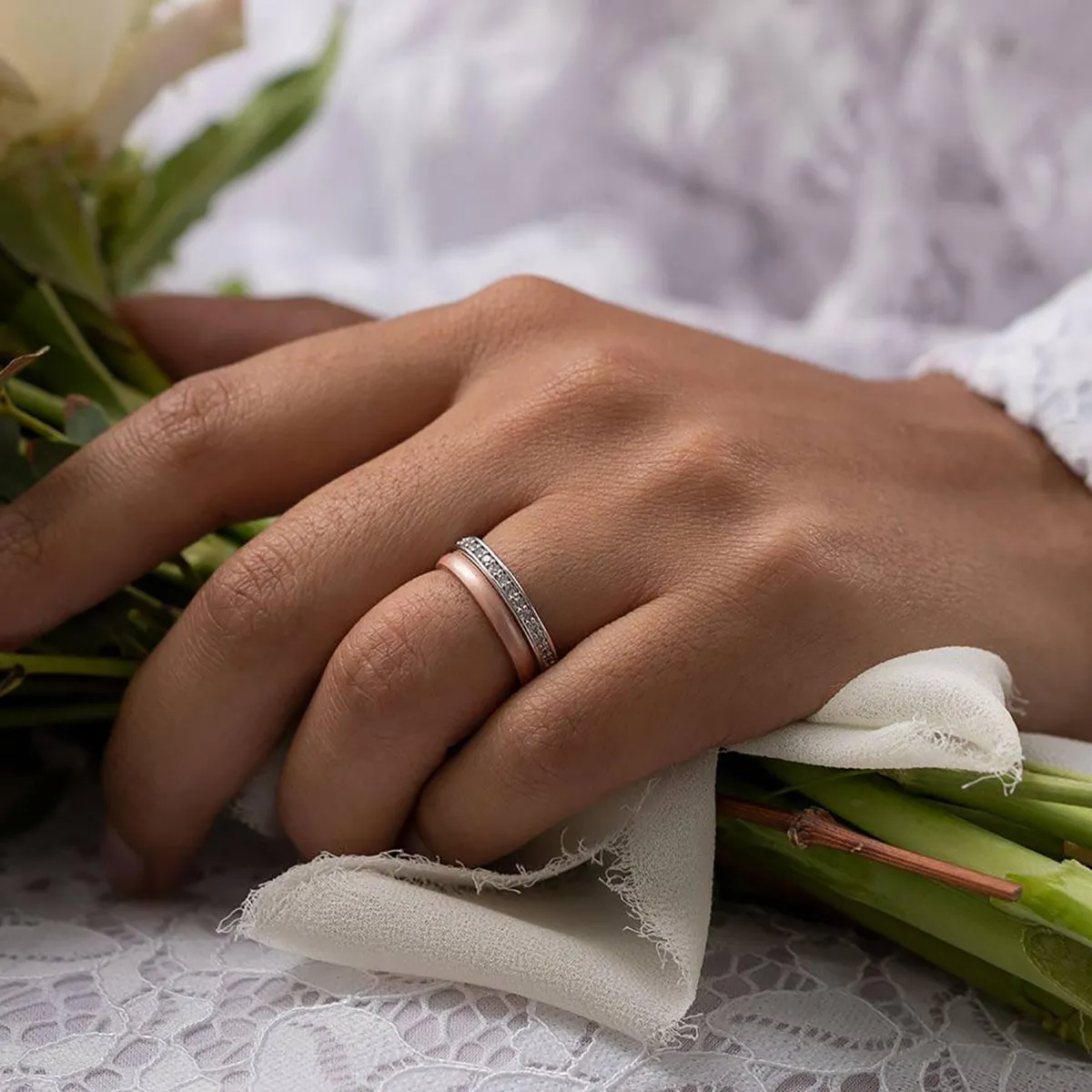 Enso Rings Halo Elements Series Silicone Ring - Peacock Quartz