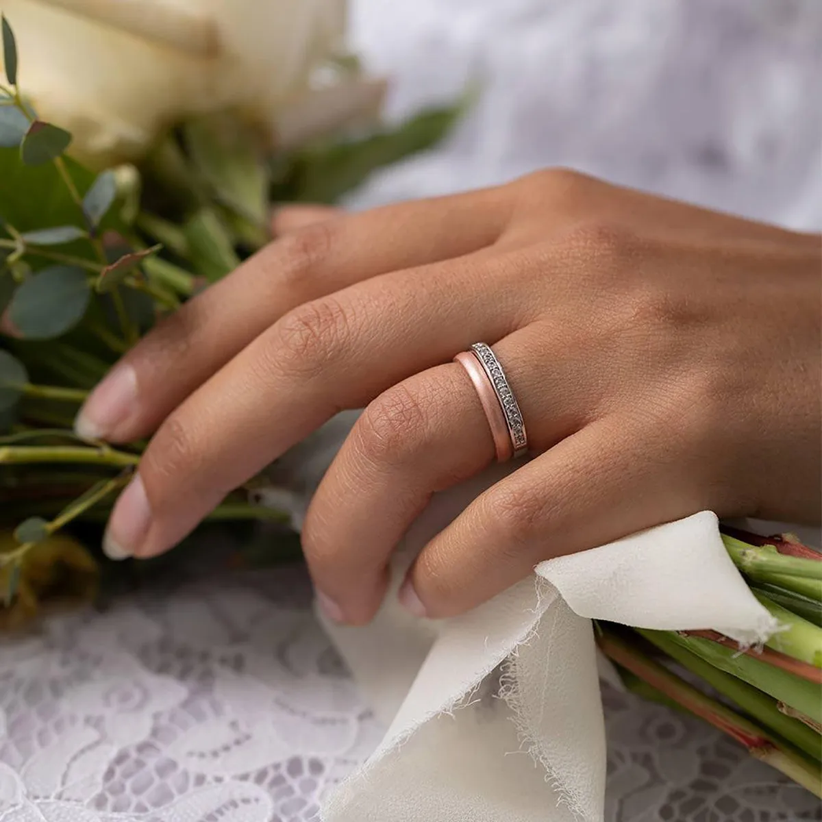 Enso Rings Halo Elements Series Silicone Ring - Peacock Quartz