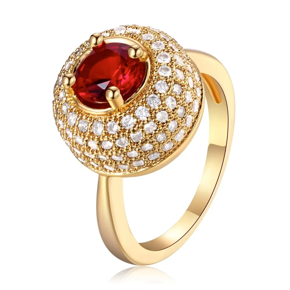 Fashion Luxury Band Zircon Rings For Women