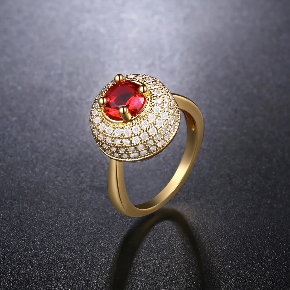 Fashion Luxury Band Zircon Rings For Women