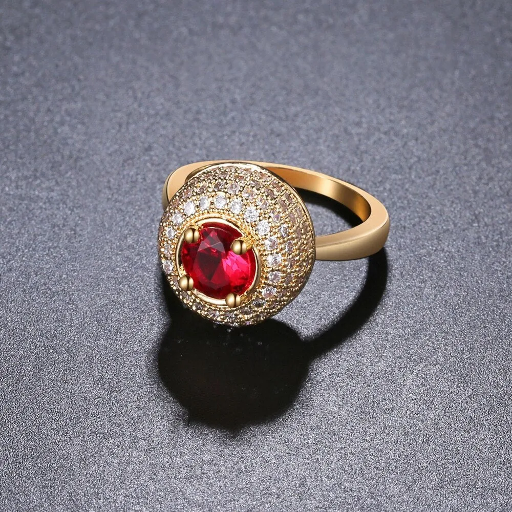 Fashion Luxury Band Zircon Rings For Women