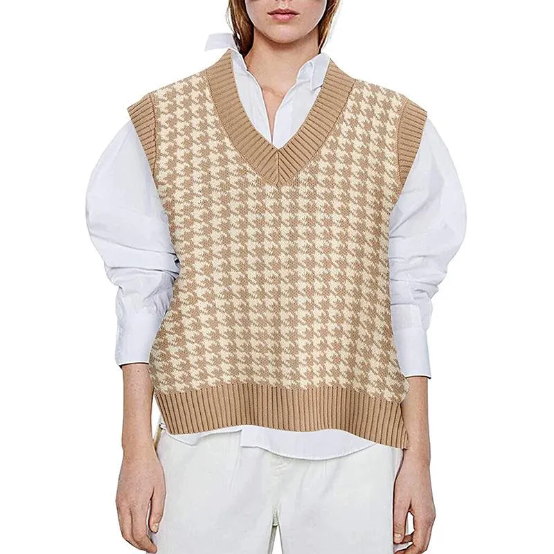 Fashion Sleeveless Women Knitting Vest