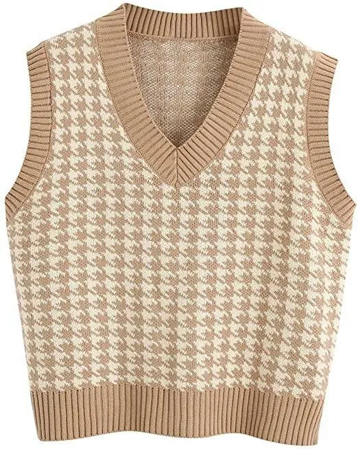Fashion Sleeveless Women Knitting Vest
