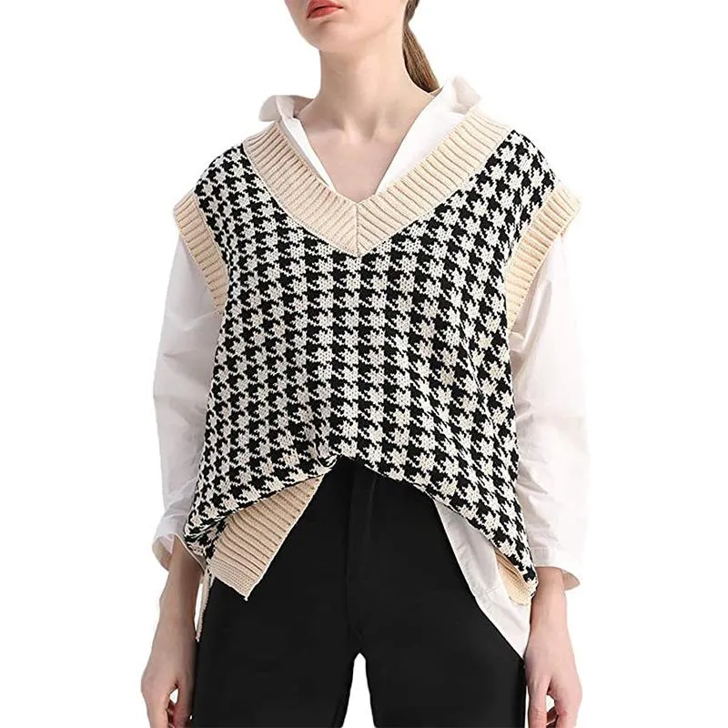 Fashion Sleeveless Women Knitting Vest
