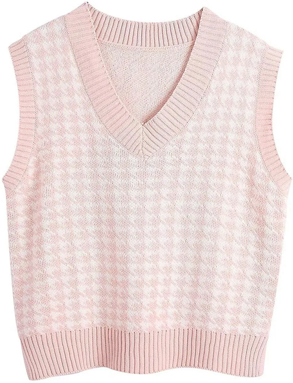 Fashion Sleeveless Women Knitting Vest