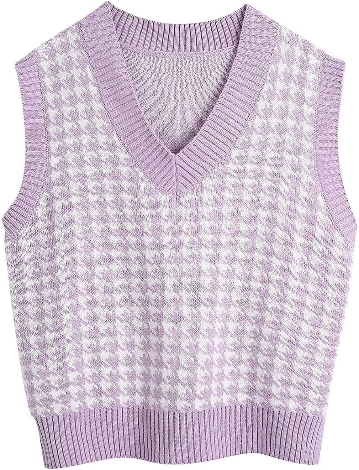Fashion Sleeveless Women Knitting Vest