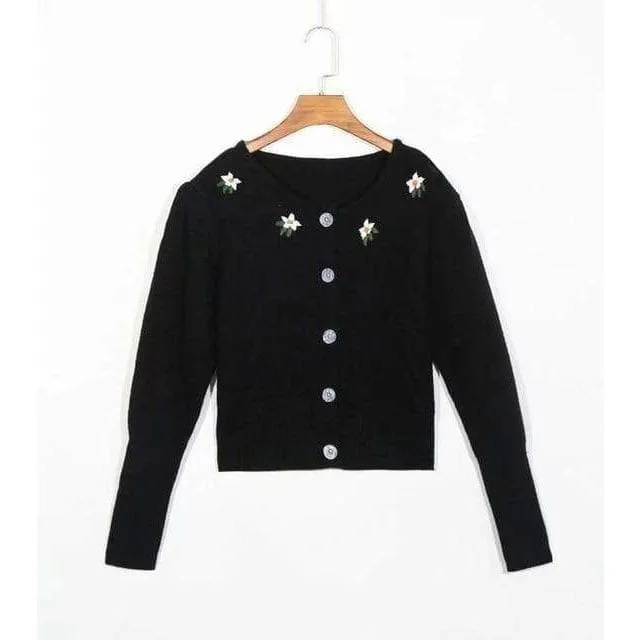 Floral Short Cardigans