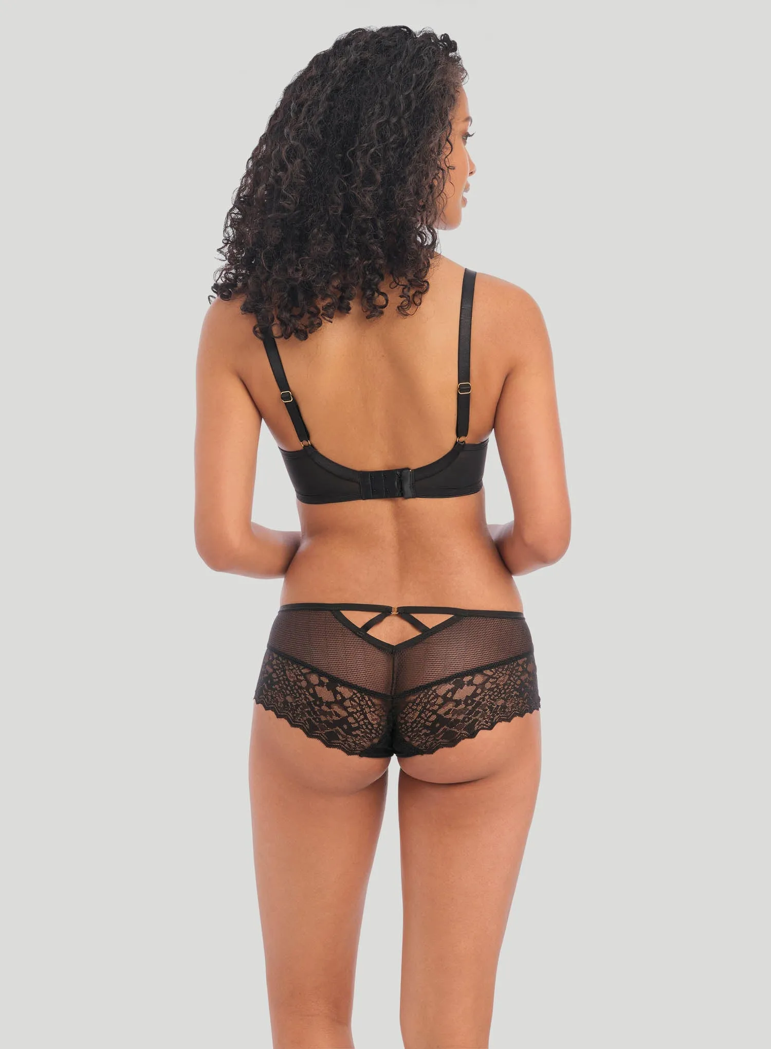 Freya: Temptress Underwired Moulded Plunge Tshirt Bra Black