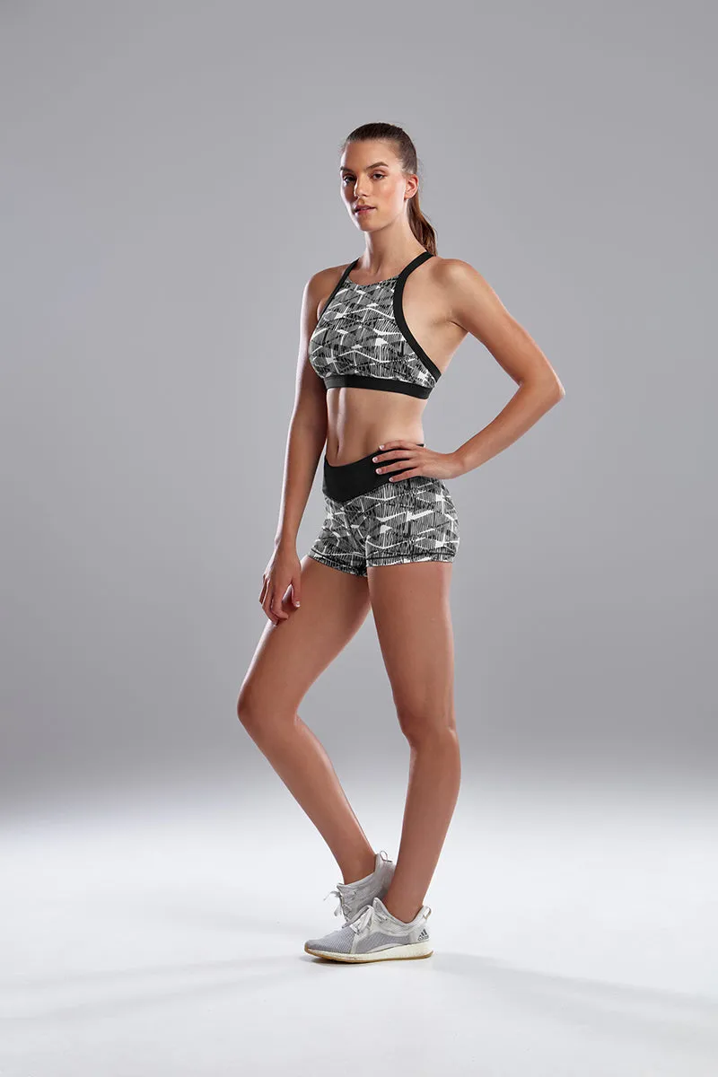 Funkita - Bar Tack - Ladies High Neck Crop Top