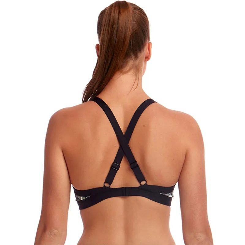 Funkita - Bar Tack - Ladies High Neck Crop Top