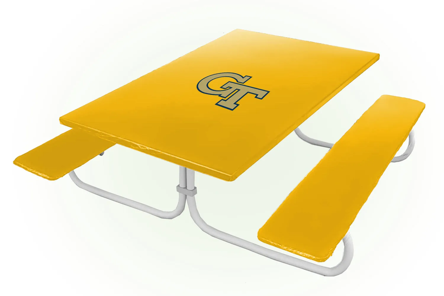 Georgia Tech Yellow Jackets NCAAB Picnic Table Bench Chair Set Outdoor Cover