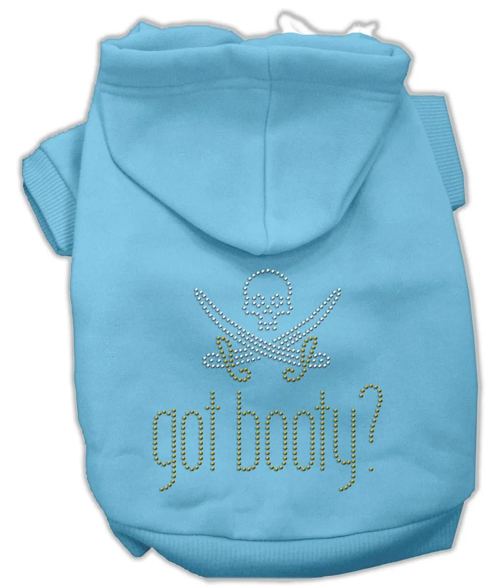 Got Booty Rhinestone Hoodies Baby Blue M (12)