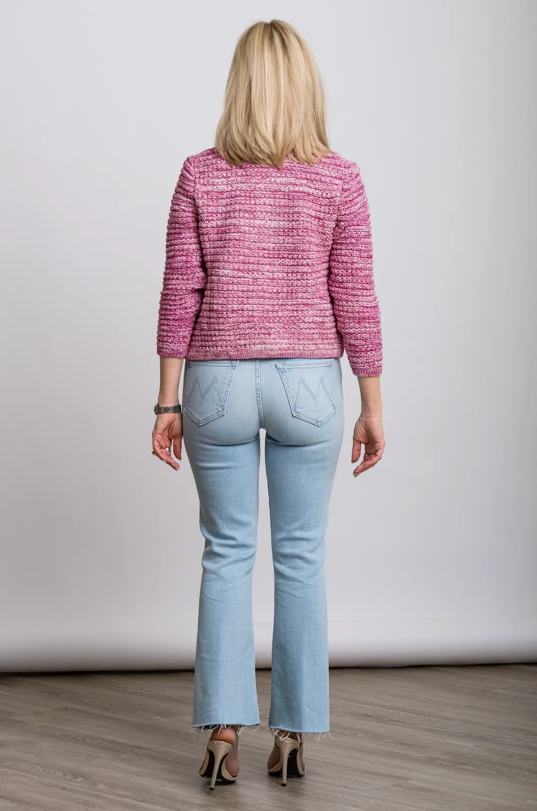 Guspa Cardigan in Rose