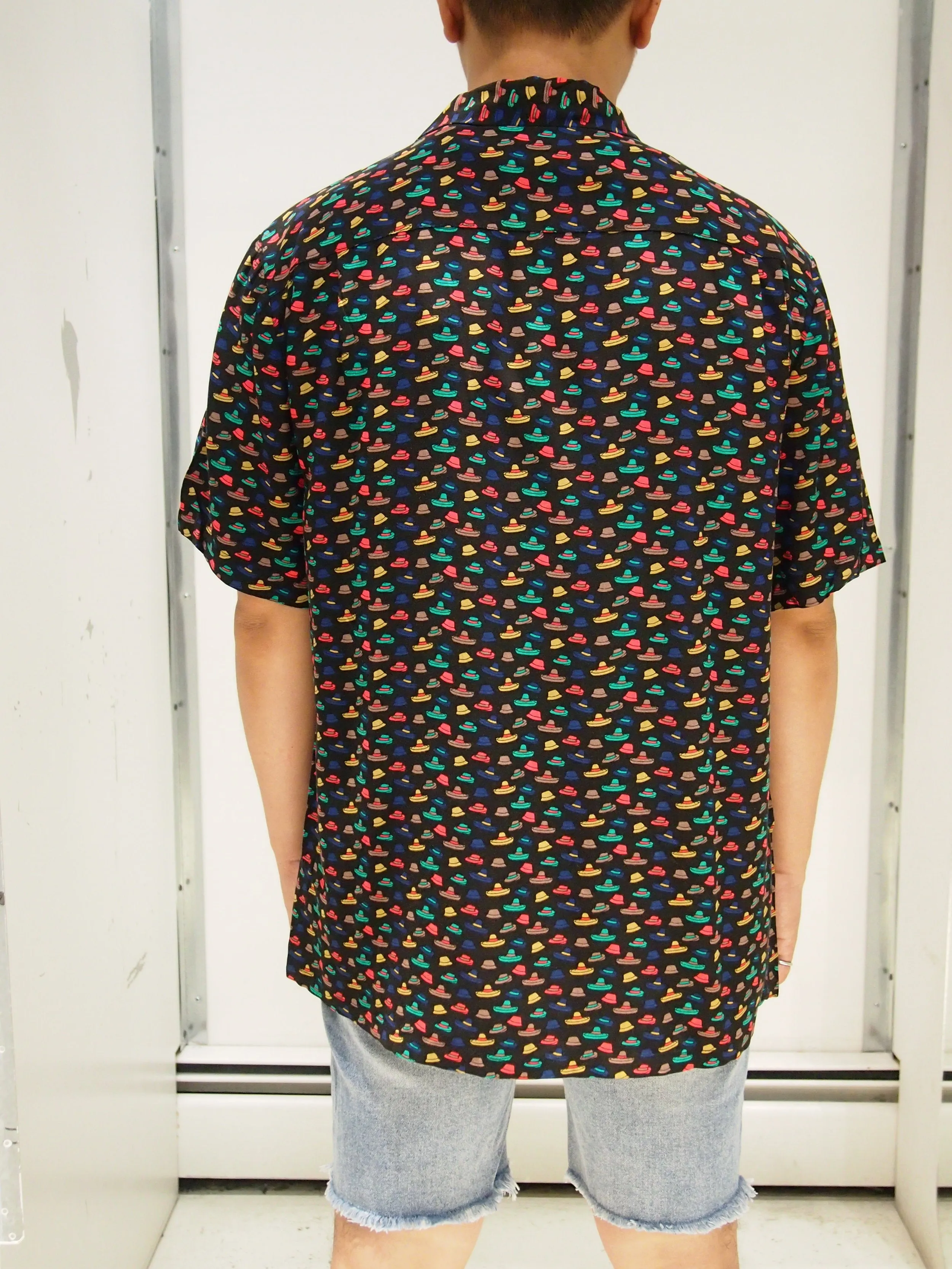 Hawaiian Hat Print Shirt